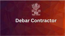 Debarred contractors